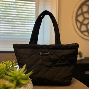 Black Marc Jacobs Quilted Nylon Medium Tote Bag